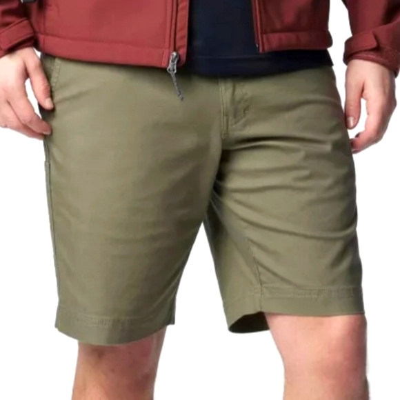 Columbia Omni-ShieldCargo Shorts Men's 38 Dark Army Green Utility Thick Heavy - Picture 1 of 8